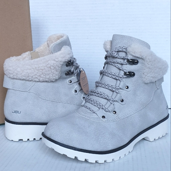 JBU Jambu Stone White Redrock Lace-Up & Zipper Lightweight Hiking Ankle Boots  7 - Picture 2 of 16